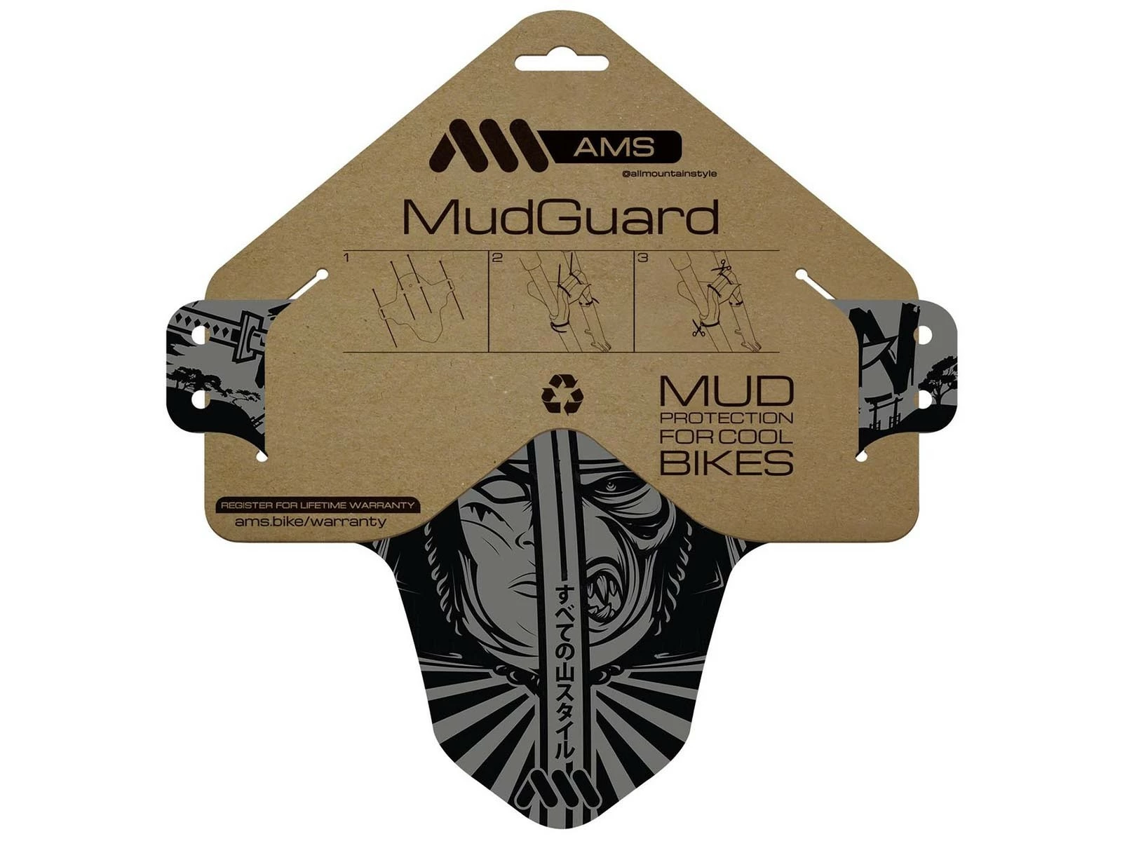 All-mountain-style AMS Garde Boue Avant Ronin Mud Guard