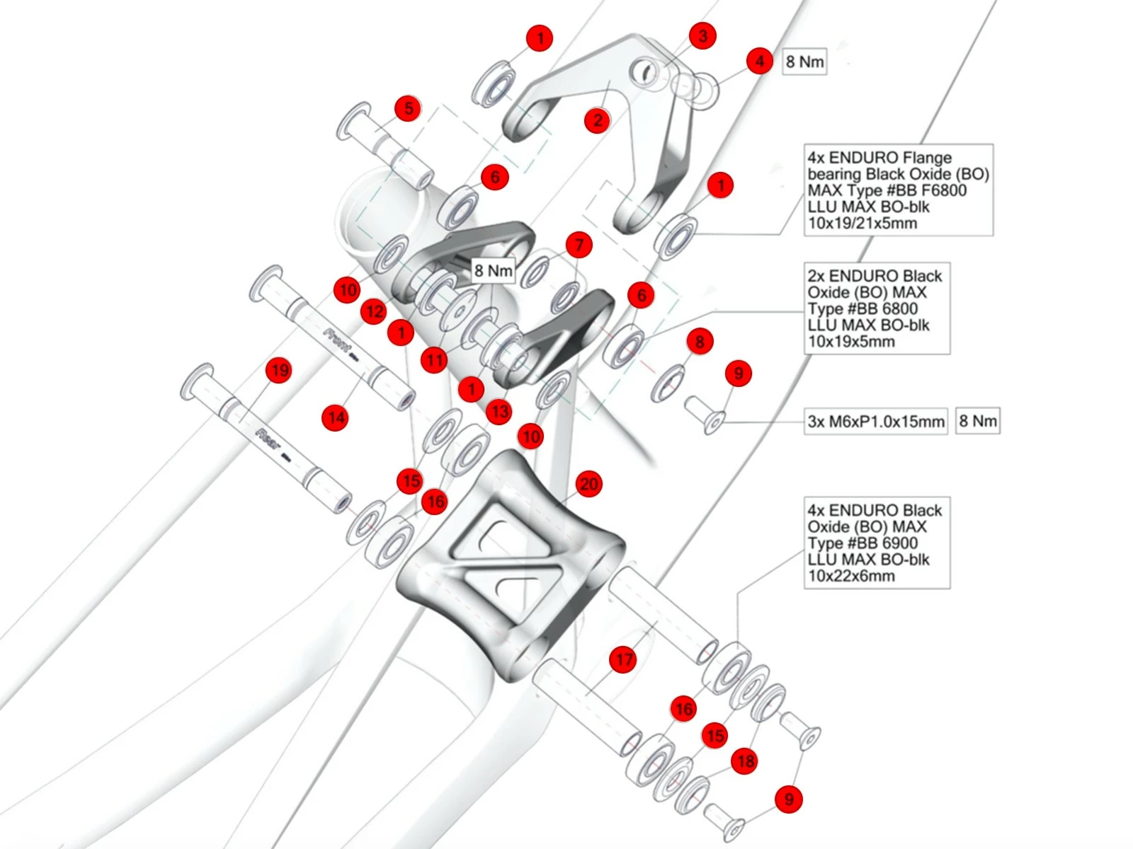 BMC Composants De Suspension Fourstroke / FS01 2023 - 30004131