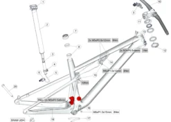 BMC Garde-boue Arrière Fourstroke 01 MY2023 - 30004136