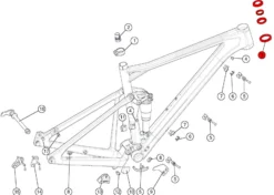 BMC Jeu De Direction Headset A45AC1 2 - 300467 Pour Speedfox / FS01-03 29 / TF01-03 29 / TE01-03 29