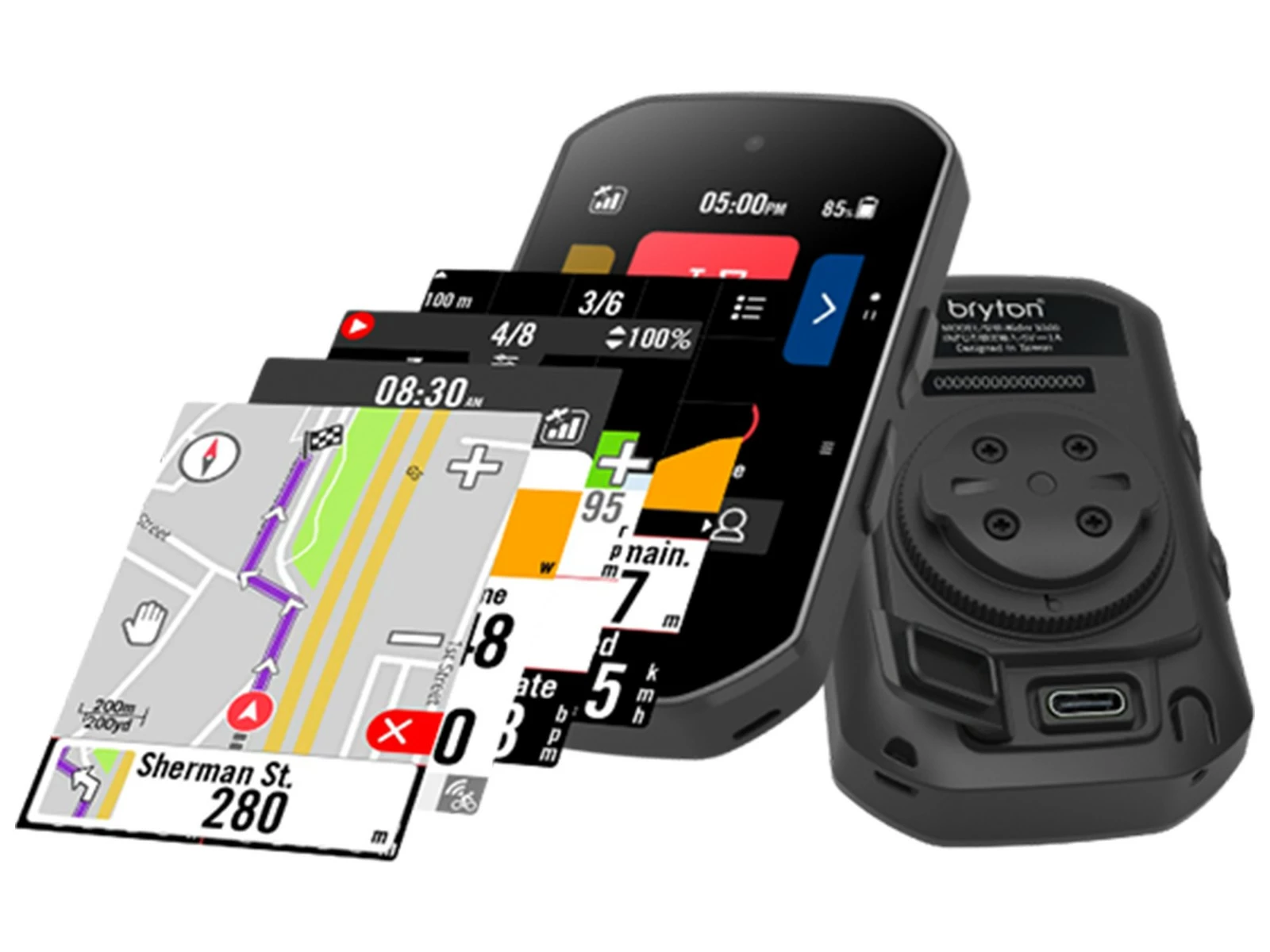 BRYTON Rider S500T GPS + Capteurs Vitesse, Cadence, Fréquence Cardiaque – Image 3