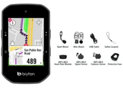 BRYTON Rider S500T GPS + Capteurs Vitesse, Cadence, Fréquence Cardiaque