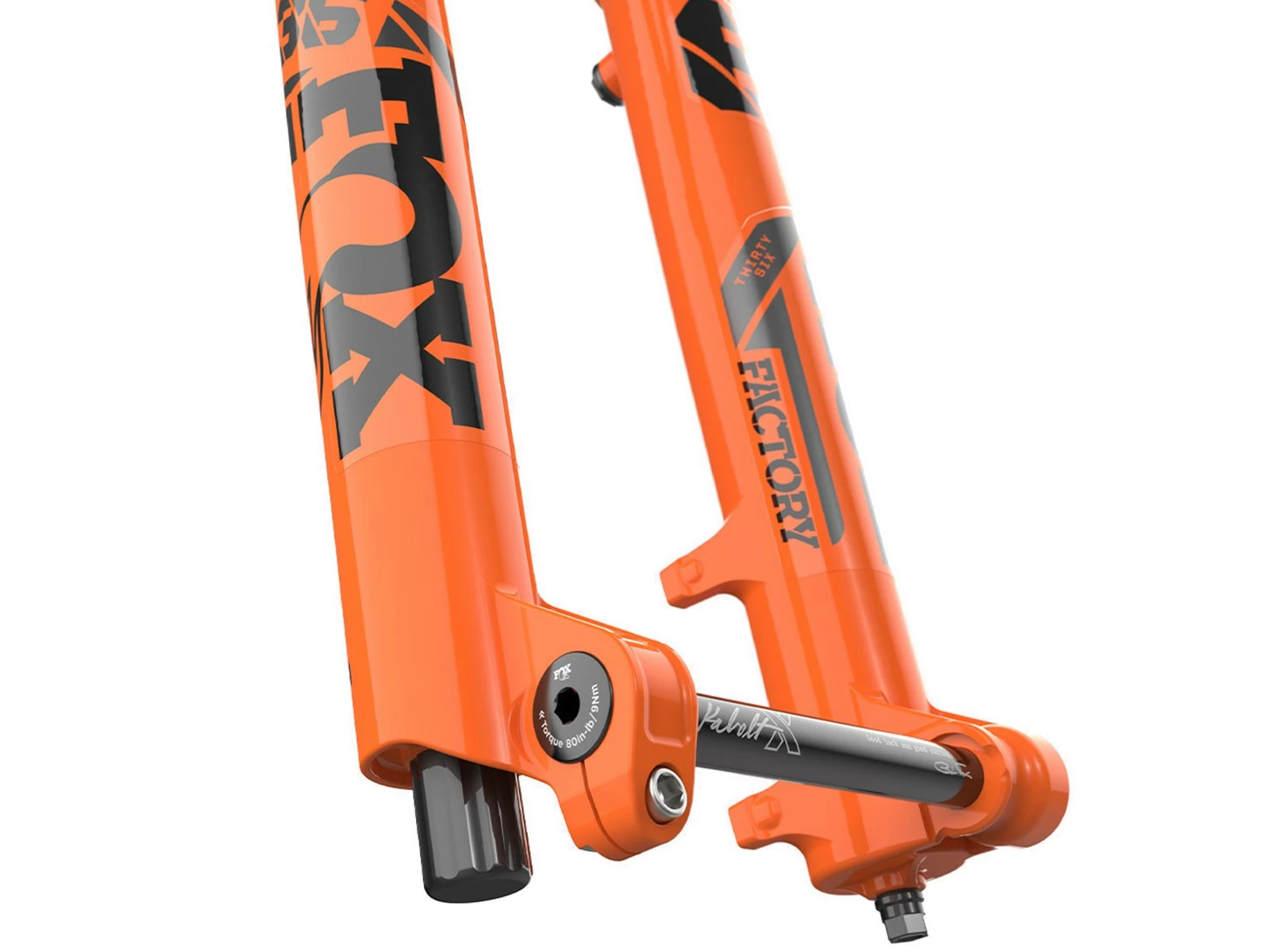 FOX Factory Fourche 36 Float 29" 160 Grip 2 Hi/Low Comp/Reb Orange 15QRx110 BOOST Conique Déport 44mm 2023 – Image 4