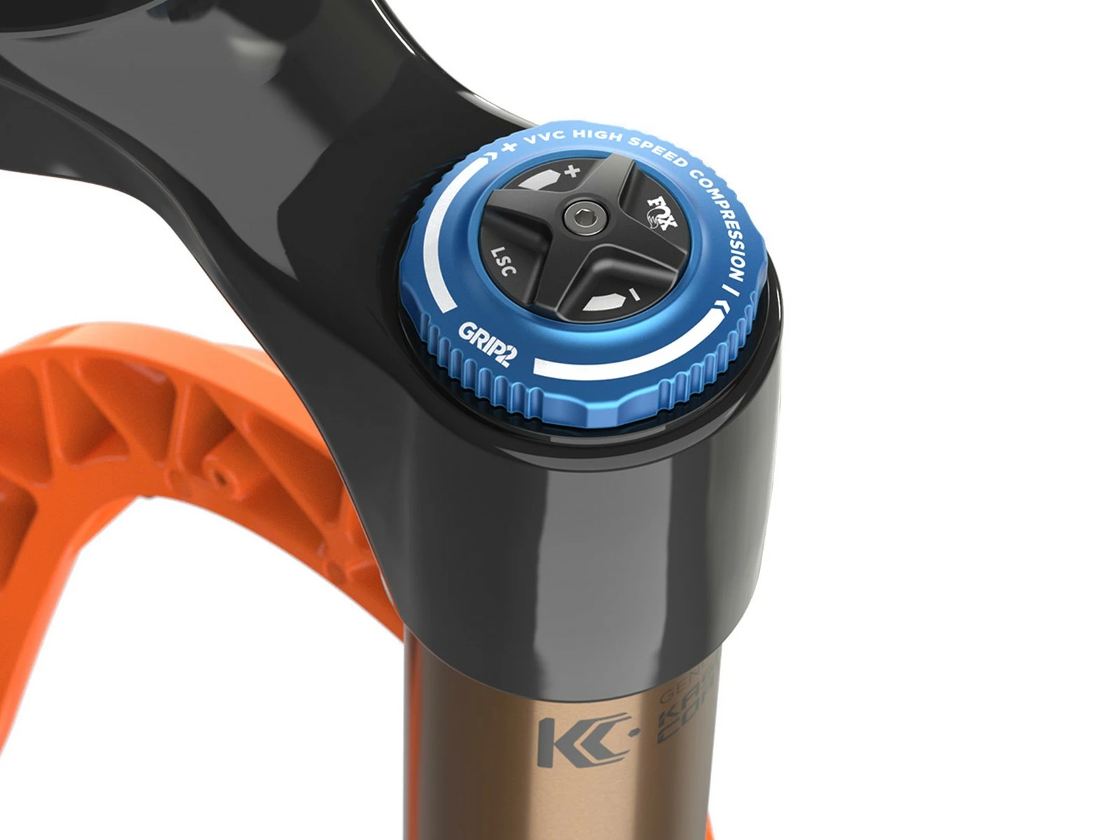 FOX Factory Fourche 36 Float 29" 160 Grip 2 Hi/Low Comp/Reb Orange 15QRx110 BOOST Conique Déport 44mm 2023 – Image 7