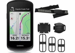 GARMIN Edge 1040 Bundle Compteur GPS + Capteurs Cardio, Cadence, Vitesse