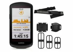 GARMIN Edge 1040 Solar Bundle GPS Solaire + Capteurs Cardio/cadence/vitesse