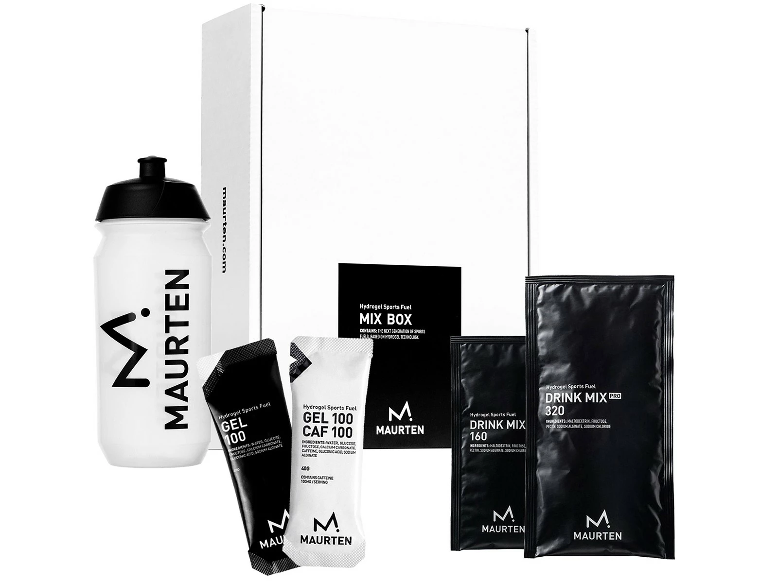 MAURTEN Mix Box (9 Drink Mix + 12 Gels + 1 Bidon)