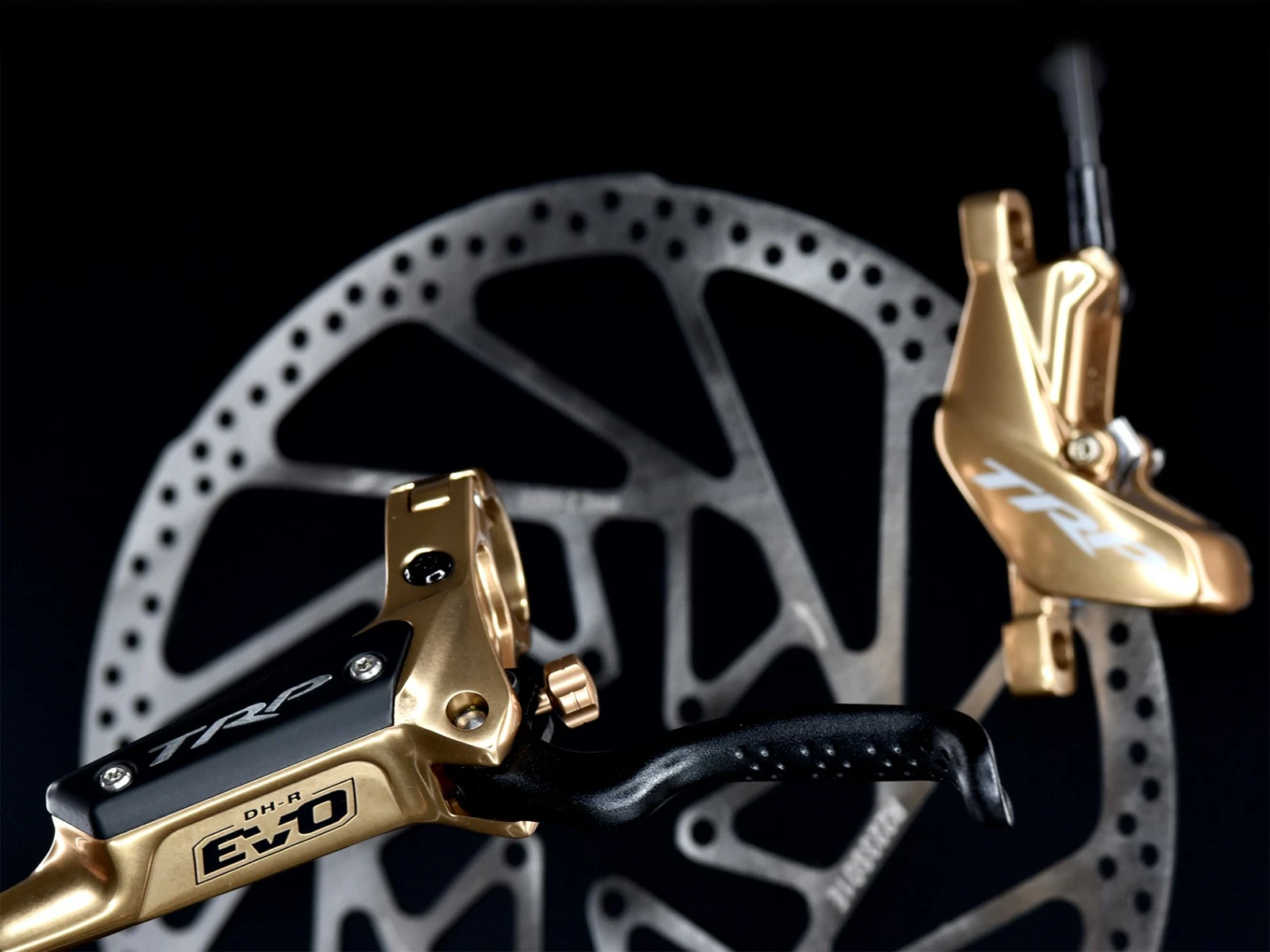 TRP Levier Frein Droit + étrier DH-R Evo Gold HD-M846 – Image 3